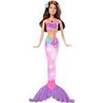 Barbie Sereia Luz e Brilho Lilás - Mattel