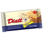Barra de Chocolate Diet Branco 500g - Diatt
