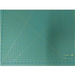 Base de Corte A2 60x45cm Patchwork Scrapbook Verde Dupla Face