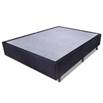 Base para Box Casal 138x188cm Microfibra Preto