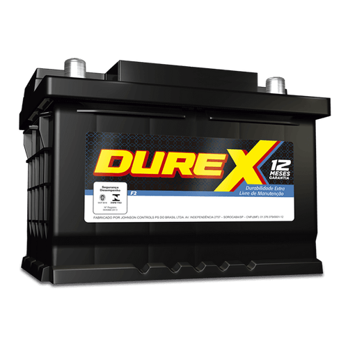 Bateria Durex 60 Amp Dx 12 Meses 60dd