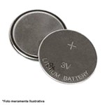 Bateria Lithium Bap- CR2032 3V, Utilizada em Brinquedos, Calculadoras, Controles Remotos