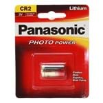 Bateria Panasonic Photo Power CR2 Lithium 3V com 1 Unidade