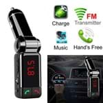 Bc06 Bluetooth Car Kit Sem Fio Bluetooth Transmissor Fm Mp3 Player Maos Livres Kit Car Carregador Usb