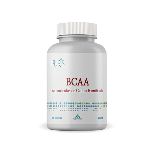 BCAA Aminoácidos – 500 Mg 120 Cápsulas