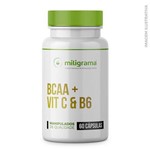 BCAA Miligrama + Vitamina C + B6 - 60 Doses