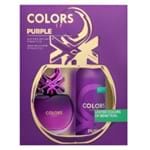 Benetton Colors Purple Kit - EDT 80ml + Desodorante Kit