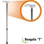 Bengala Alumínio T com Regulagem Cinza/Cinza Fina 3/4 BTRCC Alo (Cód. 11549)
