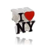 Berloque de Prata I Love Nova York - 08590