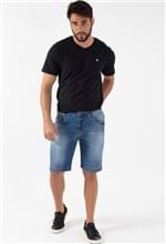 Bermuda Jeans Slim Lifestyle Siloso 42 Nevoeiro