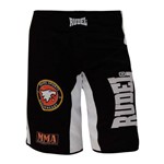 Bermuda MMA Adler - Rudel Sports - Preto/Branco