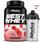 Best Whey - Strawberry Milkshake (morango) - 900g - Atlhetica Nutrition