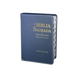 Bíblia com Harpa Letra Grande Estrela de Davi - Edição de Promessas - 12X16 Cm