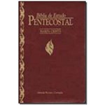 Biblia de Estudo Pentecostal-Peq. Harpa - (Vinho)