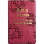Bíblia Edição de Promessas Letra HiperGigante Pink Folhas