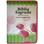 Bíblia Edição de Promessas Letra HiperGigante Pink (Linha Gold)