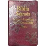 Bíblia Edição de Promessas Letra HiperGigante Plus Pink Folhas