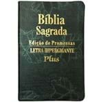 Bíblia Edição de Promessas Letra HiperGigante Plus Verde Folhas
