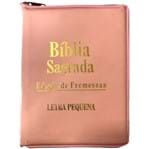 Bíblia Edição de Promessas Pequena Rosa C/ Zíper