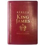 Bíblia King James Atualizada Letra Grande Vinho