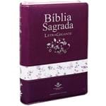 Bíblia Letra Gigante Almeida Corrigida Zíper com Índice Uva