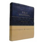 Bíblia Ministerial - Azul e Bege