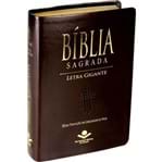 Bíblia NTLH Letra Gigante Luxo com Índice Marrom Nobre