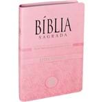Bíblia NTLH Letra Gigante Luxo com Índice Rosa Rosa Claro