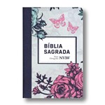 Bíblia Nvi Nova Ortografia Semi-Luxo Lilás Floral
