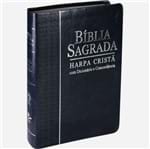 Bíblia RC Letra Grande com Harpa Dicionário e Concordância Azul