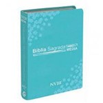 Biblia Sag. Media Nvi Azul Turquesa-52370