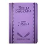 Bíblia Sagrada Letra Gigante Jumbo com Referências - Lilás