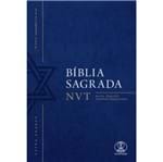 Bíblia Sagrada NVT Letra Grande Capa Dura Azul Chamada