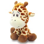 Bicho de Pelúcia Safári 35cm - Girafa Marrom - Unik Toys