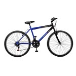 Bicicleta 26 Ciclone Plus 21M - Master Bike - Azul com Preto