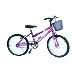 Bicicleta Aro 20 Fem Wendy Mtb Convencional Viol/pink