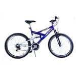 Bicicleta Aro 20 M. Full Susp Max 220 18v Azul C/Preto Dalannio Bike