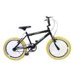 Bicicleta Aro 20 Tipo Cross Free Style Bmx Preta/amarelo - Ello Bike