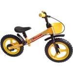 Bicicleta Aro 12" Brinquedo Track Baby Sem Pedal Amarelo Track Bikes