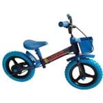 Bicicleta Aro 12" Brinquedo Track Baby Sem Pedal Azul Track Bikes