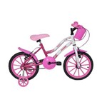 Bicicleta Aro 16" Baby Lux Rosa Athor