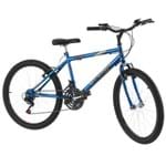 Bicicleta Aro 24 18 Marchas Blue Chrome Line Pro Tork Ultra