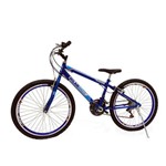 Bicicleta Aro 24 - 18v - Napolle Vittoria Azul Rebaixada