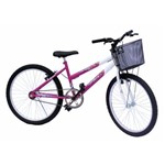 Bicicleta Aro 24 Onix Fem Sem Marcha Convencional Pink