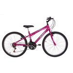 Bicicleta Aro 24" 18 Marchas Status Belissima - Violeta