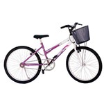 Bicicleta Aro 24 Wendy Fem Sem Marcha Convencional Pink