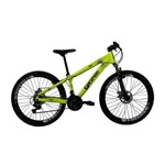 Bicicleta Aro 26 21V Gios Amarelo Neon - Gios FRX Freeride