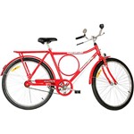 Bicicleta Aro 26 Barra Circular Cp Vermelho - Mona