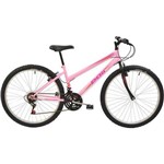 Bicicleta Aro 26 Feminina Mtb Polimet V-brake 18v Rosa