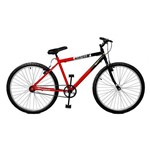 Bicicleta Aro 26 Masculina Master Bike POP - Vermelho e Preto